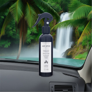 Perfumy do auta Silver Club Spray - cytrusy, sól morska, białe piżmo